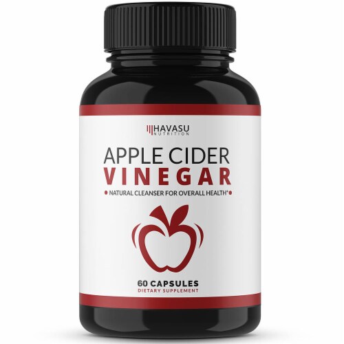 Havasu Extra Strength Apple Cider Vinegar Supplements 60 ct Perspective: front