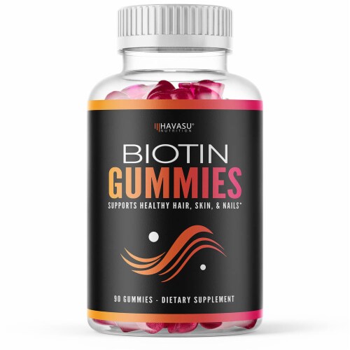 Havasu High Potency Biotin Gummies Perspective: front