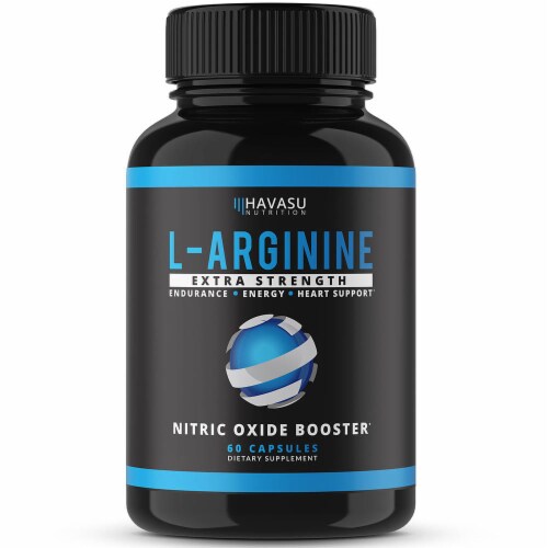 Havasu Extra Strength L-Arginine Supplement Perspective: front
