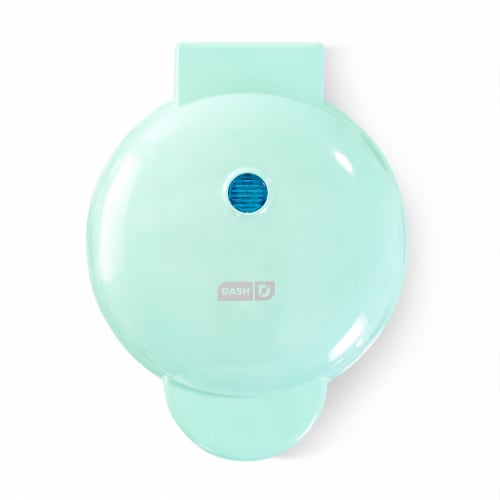 Dash® Express Mini Donut Maker - Aqua Perspective: front