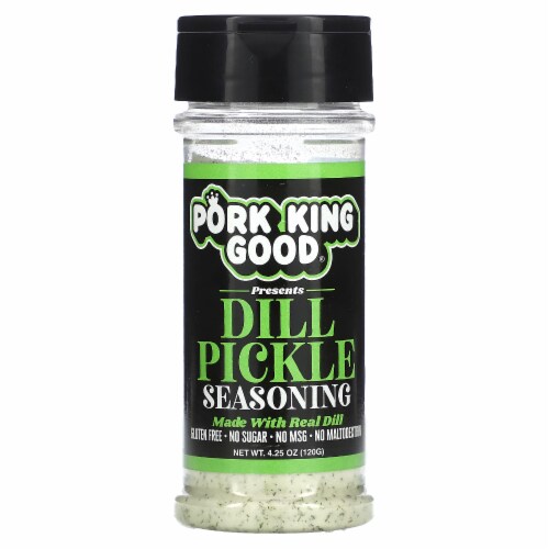 Pork King Good Dill Pickle Seasoning - 4.25 oz (120 g) Perspective: front