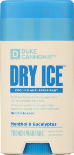 Duke Cannon Supply Co.® Dry Ice™ Menthol & Eucalyptus Cooling Stick Antiperspirant + Deodorant Perspective: front