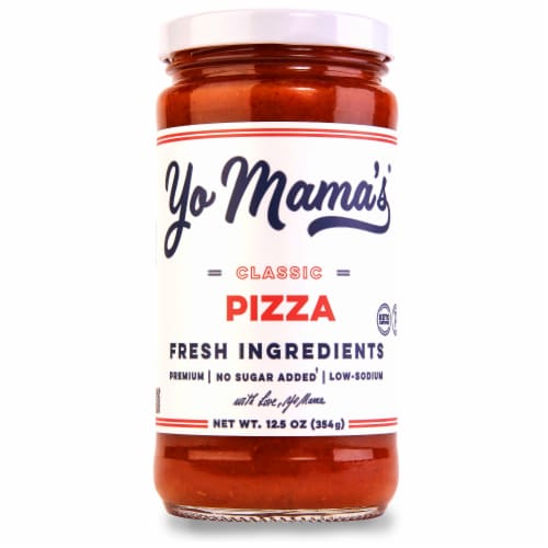 Yo Mama's® Classic Pizza Sauce Perspective: front