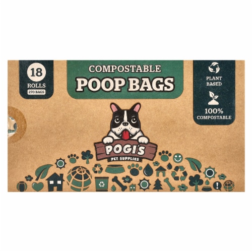 Pogi s Pet Supplies Compostable Poop Bags 18 Rolls 270 Bags 270 Count Fred Meyer