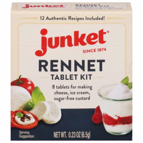 Junket Rennet Tablets Perspective: front