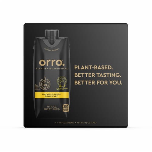 orro.® Pineapple Upside Down Cake Plant-Based Mini-Meal™ Perspective: front