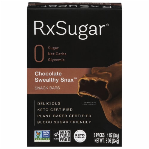 RxSugar® Chocolate Swealthy Snax Perspective: front
