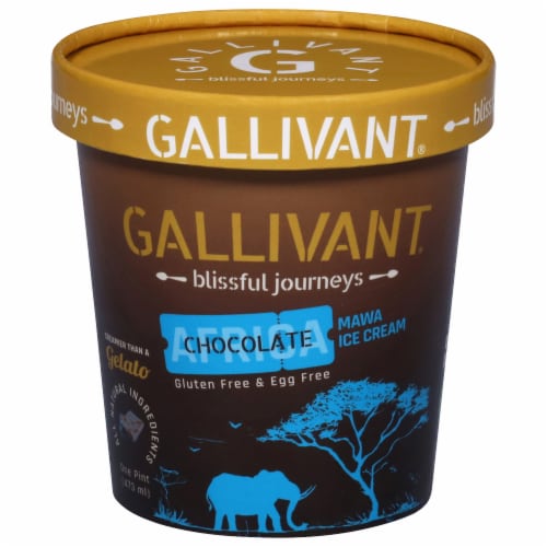 Gallivant® Chocolate Mawa Ice Cream Perspective: front