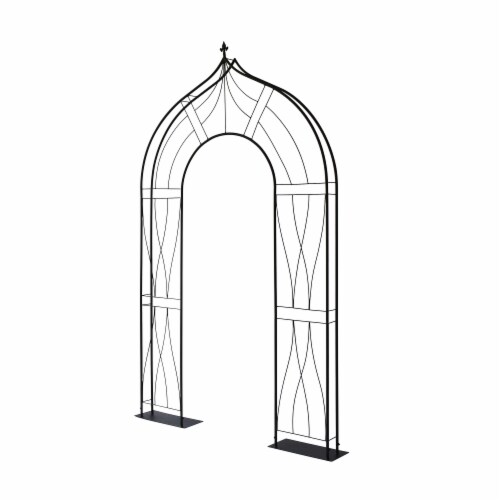 Slimline Arch Flat Trellis Perspective: front