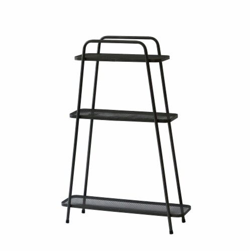 Modern Plant Stand 3 Shelf Perspective: front