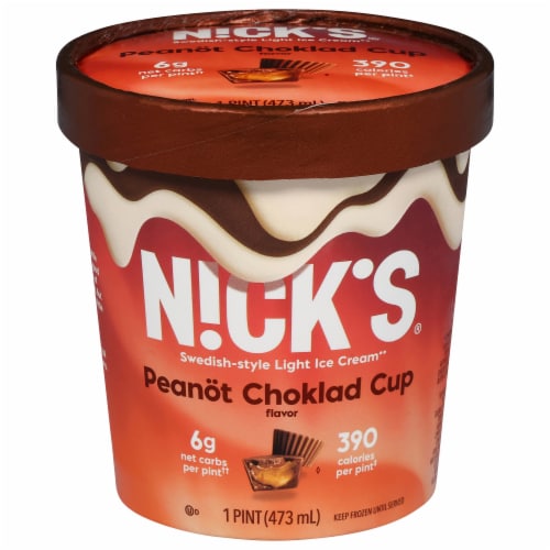 Nick's Peanot Butter Cup Light Ice Cream