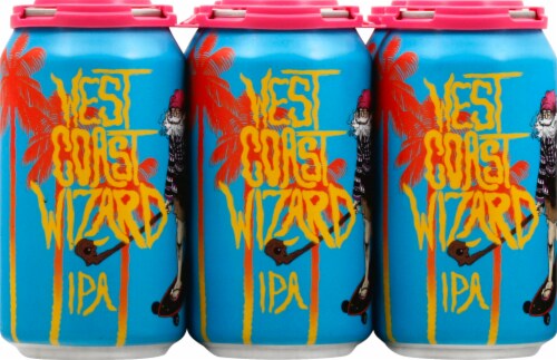 Miskatonic Brewing Company West Coast Wizard IPA Perspective: front