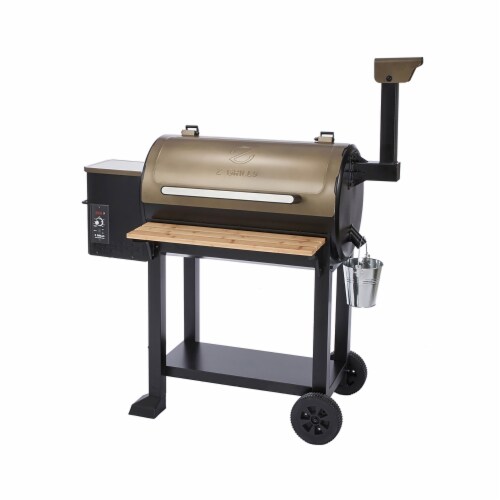 Z GRILLS ZPG 5502G8 in 1 BBQ Pellet Grill Smoker w Digital Temp