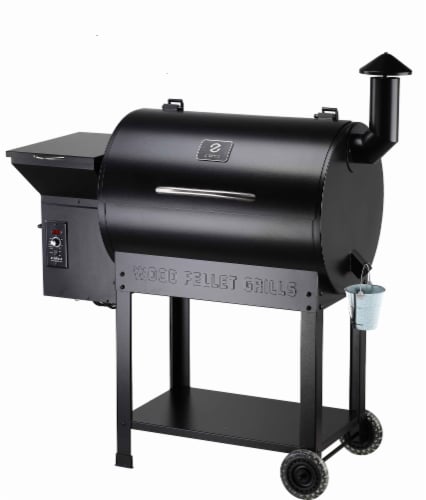 Z Grills Wood Pellet Grill - Black Perspective: front