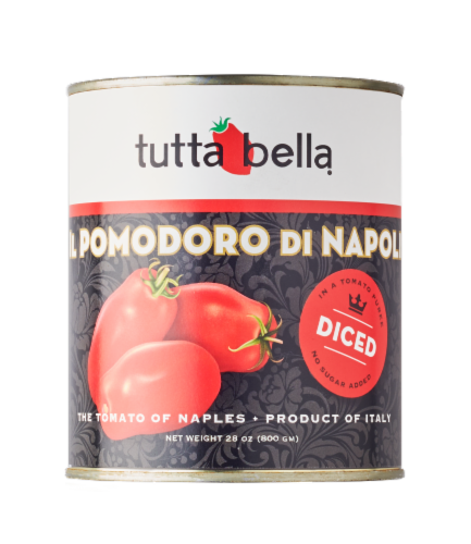 Tutta Bella® Diced Italian Tomatoes Perspective: front