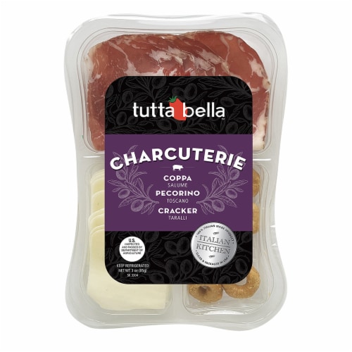 Tutta Bella™ Coppa with Pecorino Toscano and Taralli Crackers Perspective: front