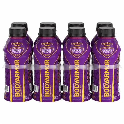 BODYARMOR Super Drink® Mamba Forever Strawberry Grape Sports Drink Perspective: front