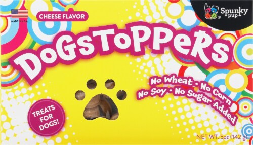 Dogstoppers Cheese Flavor Dog Treats Perspective: front