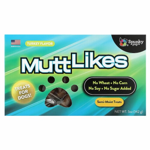 Spunky Pup MuttLikes Treats for Dogs Turkey Perspective: front