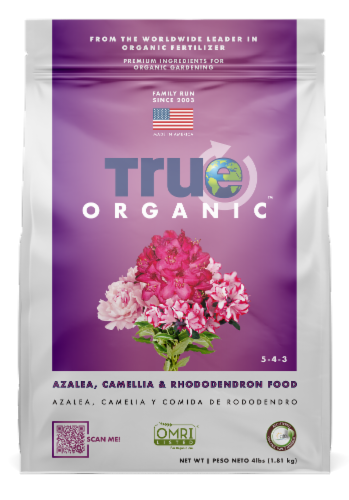 True Organic™ Azalea Camelia & Rhododendron Plant Food Perspective: front