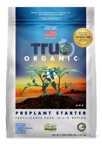 True Organic™ Preplant Start Fertilizer Perspective: front