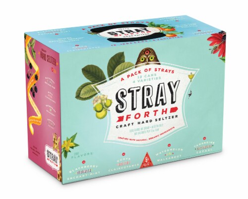 Stray Forth Seltzer Hard Seltzer Variety Pack Perspective: front