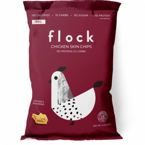 Flock Barbeque Chicken Skin Chips, 3 oz - Ralphs