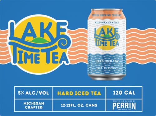 Perrin Brewing Company Lake Time Tea Hard Iced Tea Perspective: front