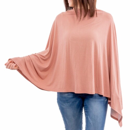 WeeSprout Nursing Cover for Breastfeeding, Soft & Breathable Nursing Poncho, Feeding Cover Up Perspective: front