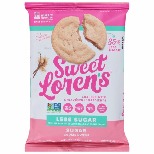 Sweet Loren's® Gluten Free Less Sugar Cookie Dough Perspective: front