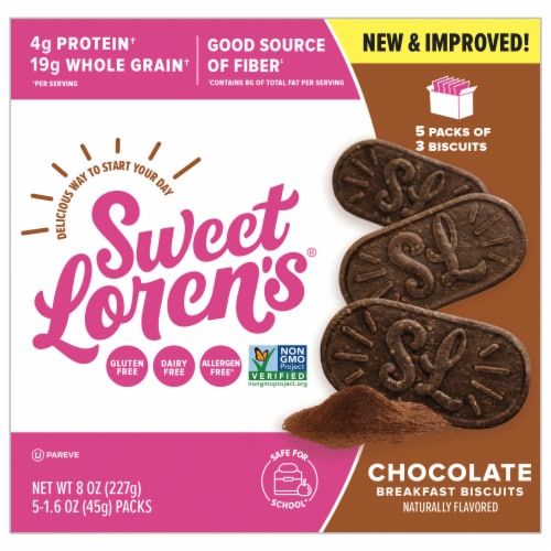 Sweet Loren's® Chocolate Breakfast Biscuits Perspective: front