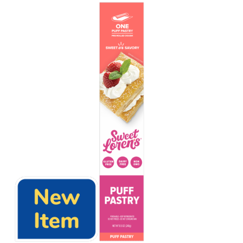 Sweet Loren's® Flaky Puff Pastry Perspective: front