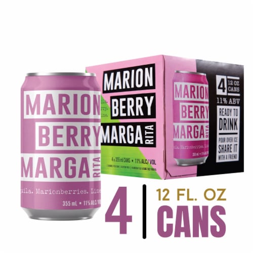 503 Distilling Marion Berry Margarita Canned Cocktail Perspective: front