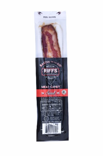 Riffs Smokehouse Bacon on the Go™ Sweet Meat Candy Perspective: front