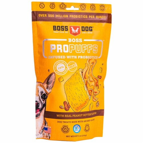 Boss Dog ProPuffs Peanut Butter Flavor Dog Treats Boss Dog ProPuffs Peanut Butter Flavor Dog Treats