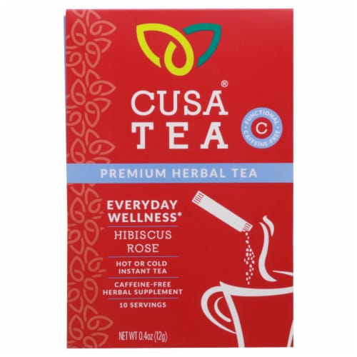 Cusa Tea Everyday Wellness Cold Brew Instant Herbal Tea Perspective: front