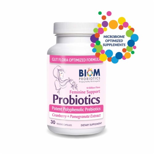 Biom Feminine Balance Women's Daily Probiotics Perspective: front