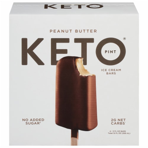 Keto Pint Peanut Butter Ice Cream Bars