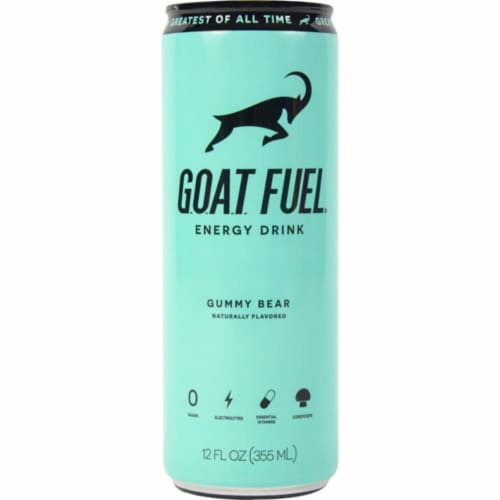 G.O.A.T. Fuel® Gummy Bear Energy Drink Perspective: front