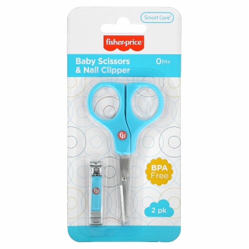 Fisher-Price Baby Scissors & Nail Clipper Set 0+ Months - 2 Pieces, 2 Count  - King Soopers