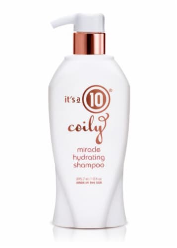 It's a 10® Coily Miracle Hydrating Shampoo Perspective: front