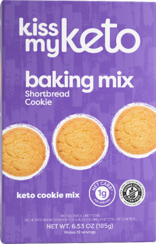 Kiss My Keto Shortbread Cookie Baking Mix Perspective: front