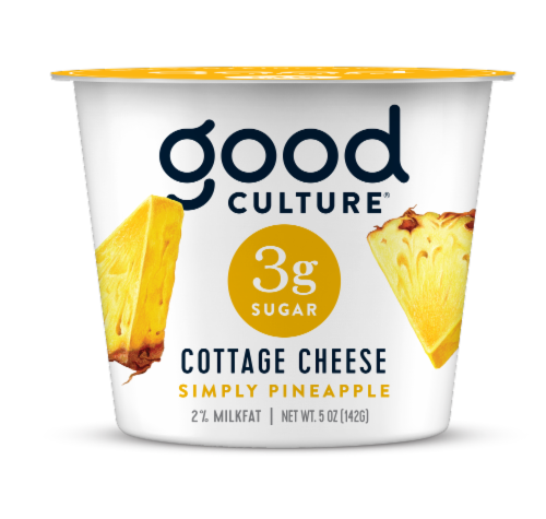 Good Culture 3G Sugar Pineapple Cottage Cheese Perspective: front