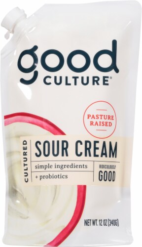 Good Culture® Pasture Raised Cultured Sour Cream Perspective: front