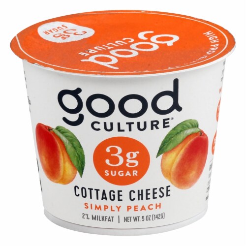 Good Culture® Simply Peach Cottage Cheese Perspective: front