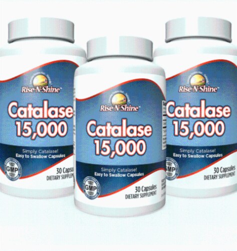 Rise-N-Shine Catalase 15,000 - 30 Day Supply Perspective: front