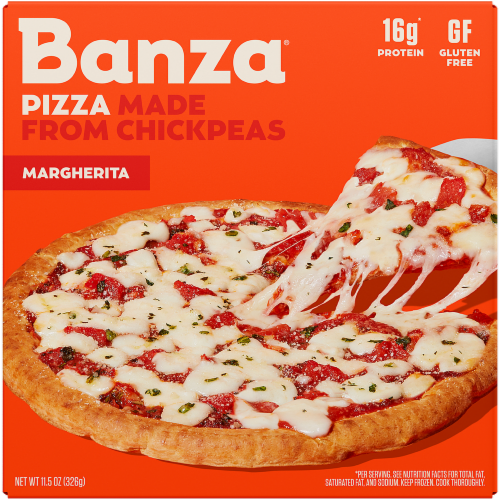 Banza™ Chickpea Margherita Frozen Pizza Perspective: front