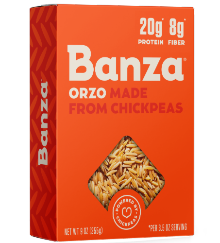 Banaza® Orzo Pasta Perspective: front