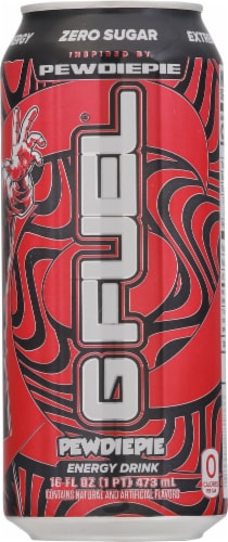 G FUEL Zero Sugar Pewdiepie Lingoberry Energy Drink Perspective: front