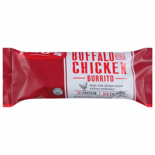 Red's Buffalo Style Chicken Burrito Perspective: front